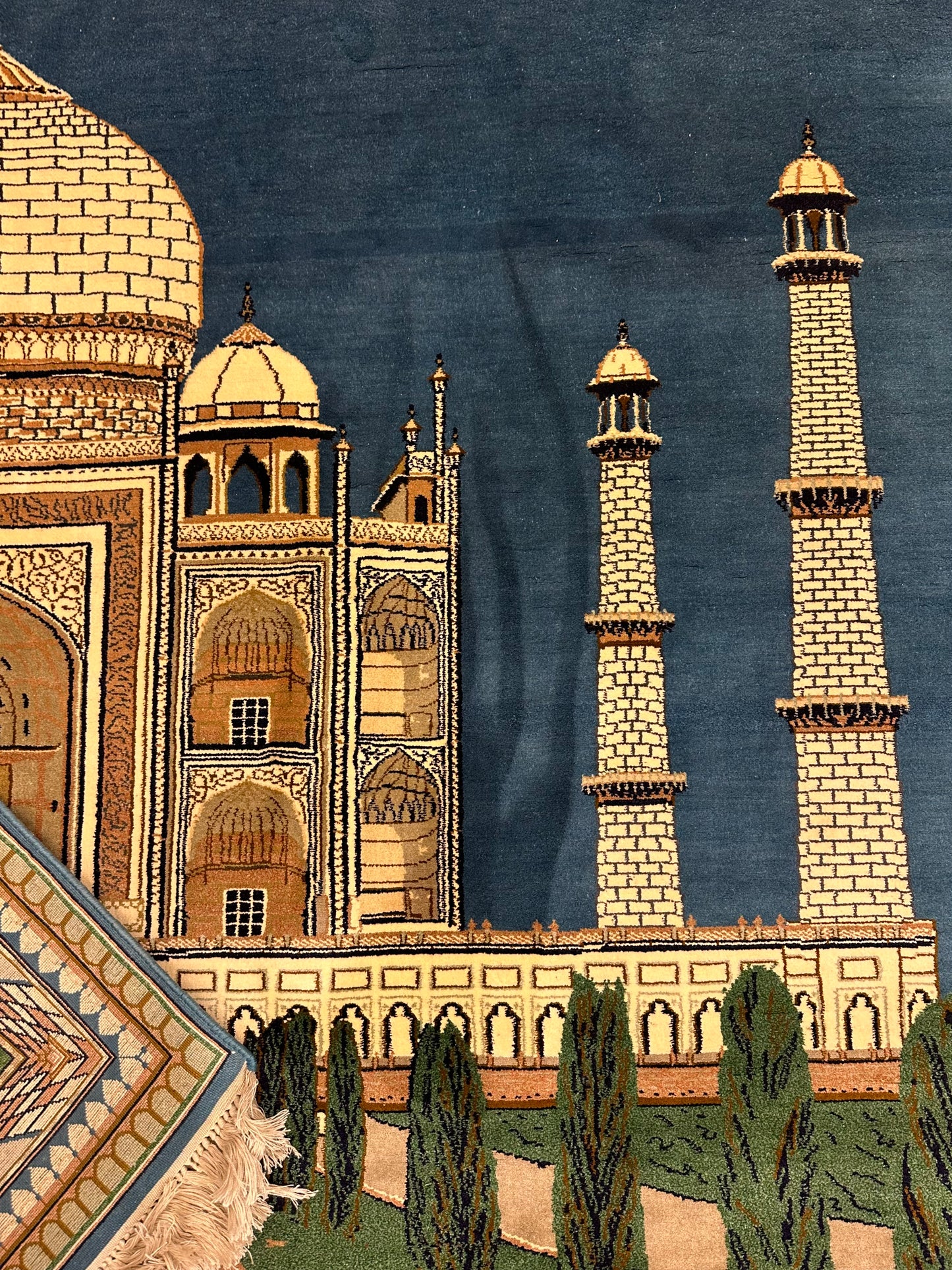 4x5 FT Taj Mahal Silk Carpet ArtAsiaHandicrafts