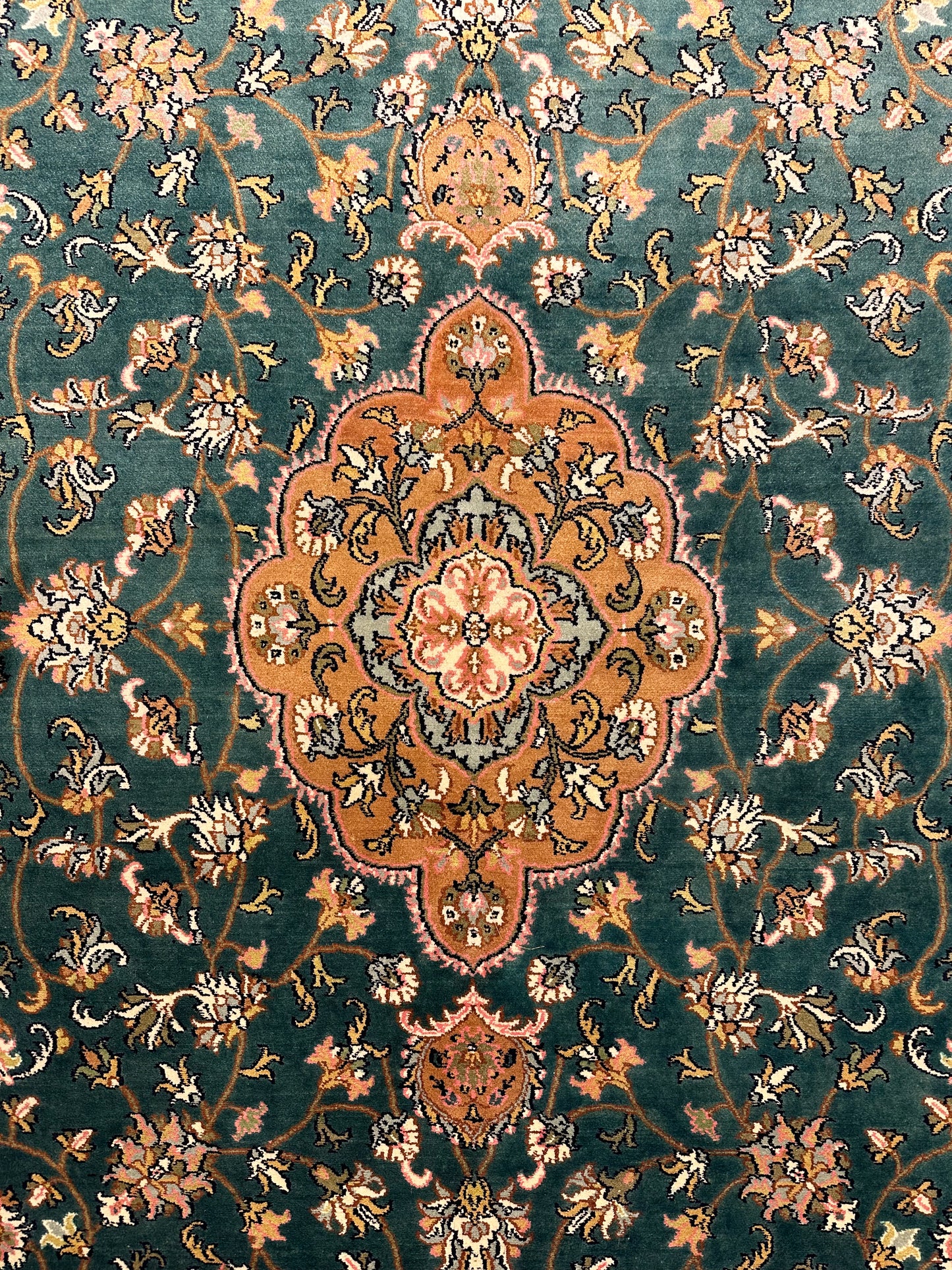 6x4 Ft Kashan Silk Carpet ArtAsiaHandicrafts