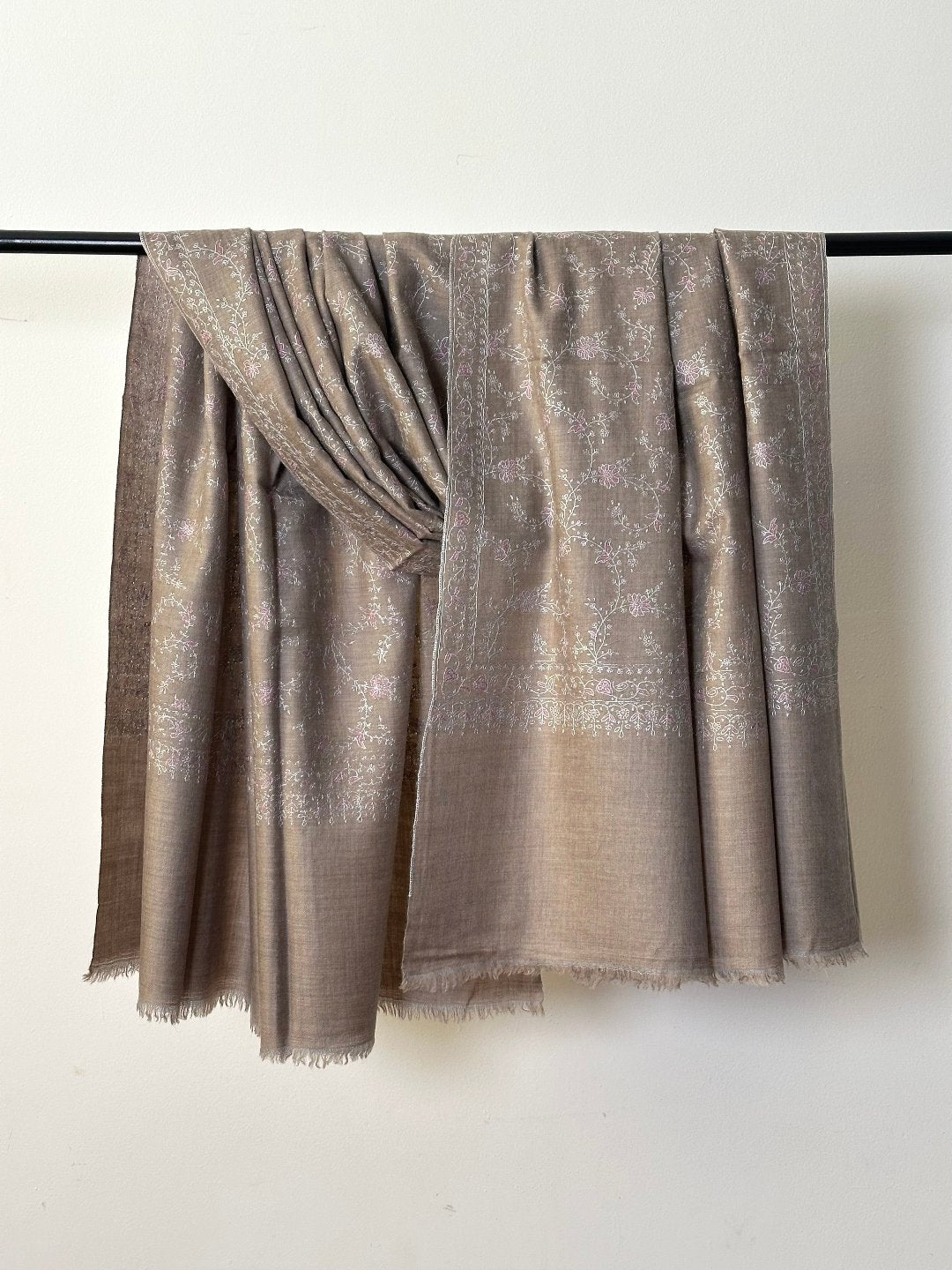 Natural Silken Pashmina Shawl