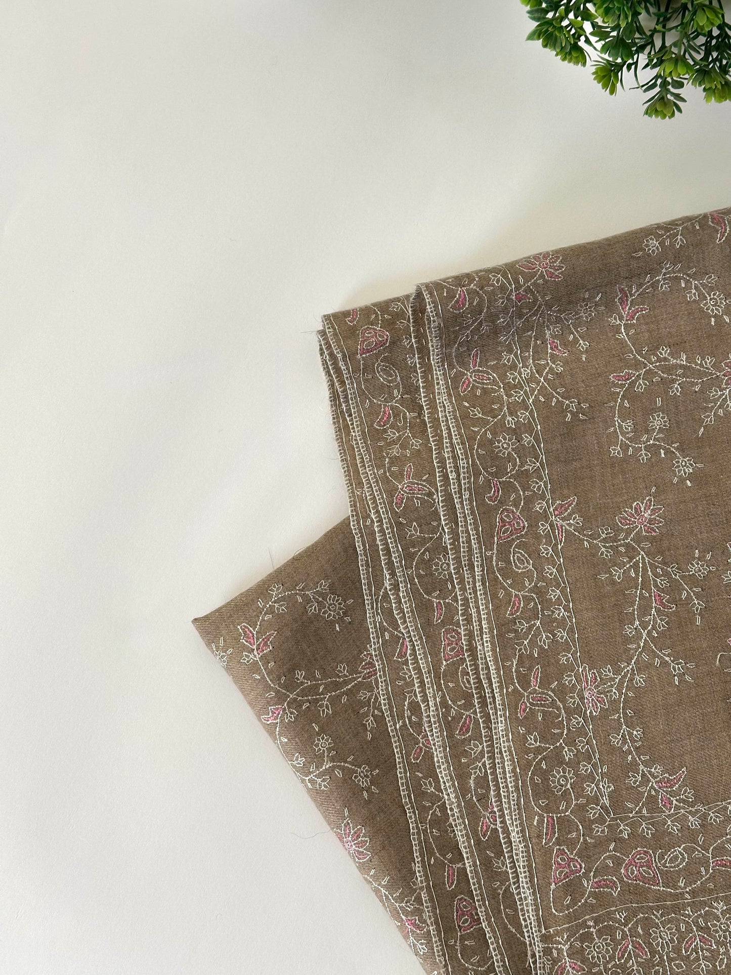 Natural Silken Pashmina Shawl