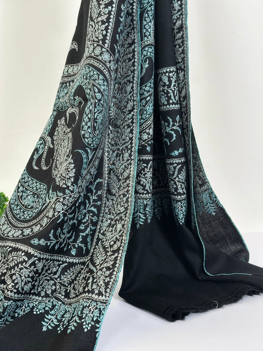 Black Koni Pashmina Shawl