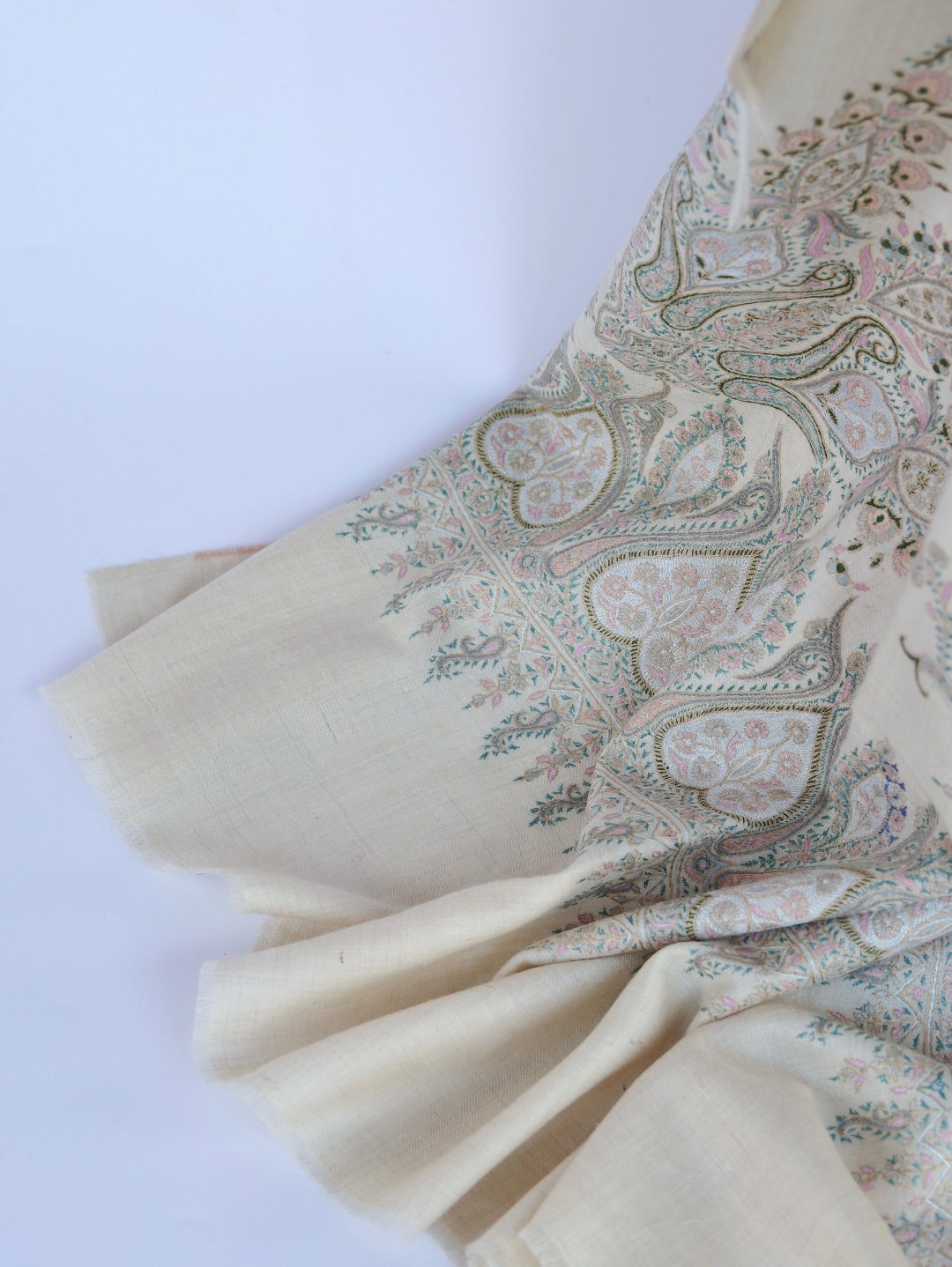 Mughal Sozni Pashmina Shawl