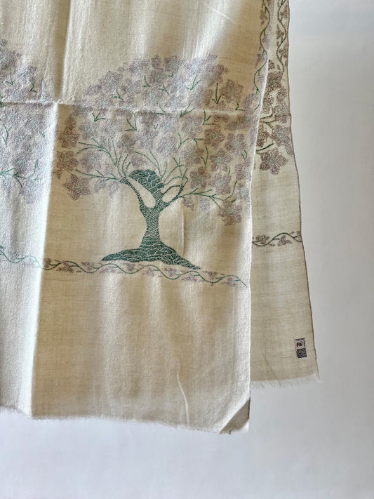 Tree Of Life Pashmina Shawl ArtAsiaHandicrafts